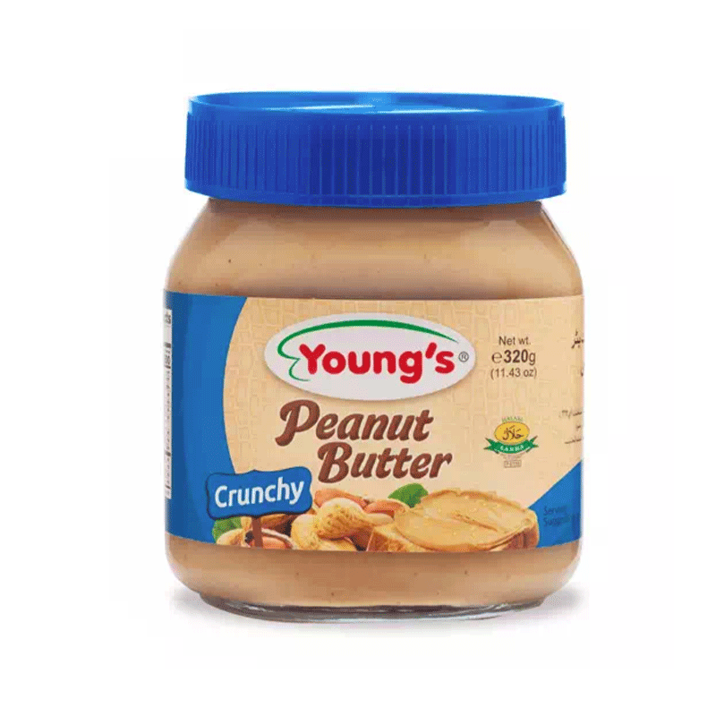 YOUNG`S PEANUT BUTTER CRUNCHY 320GM